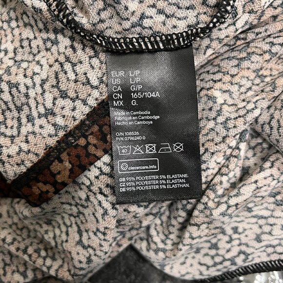 Glam  Brown Color Animal Print Dress Mini Dress Slim Fit - Perfect Party Outfit - Picture 5 of 5